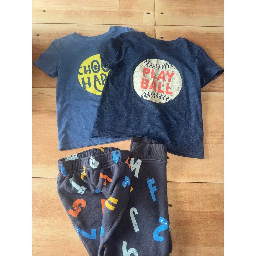Kids Cat Jack‎ T Shirt Pants Bundle Choose Happy Play Ball